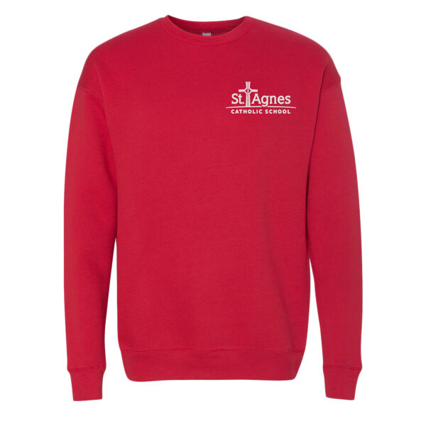 BELLA + CANVAS - Sponge Fleece Drop Shoulder Crewneck Sweatshirt - Embroidered Logo Thumbnail
