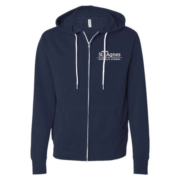 Independent Trading Co. - Lightweight Full-Zip Hooded Sweatshirt - Embroidered Logo Thumbnail