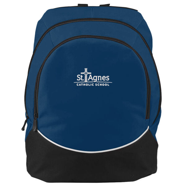 Augusta Sportswear - Tri-Color Backpack - Embroidered Logo Thumbnail