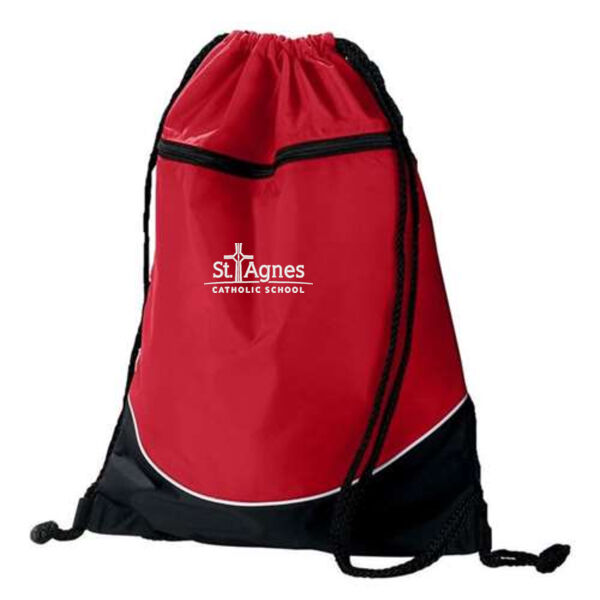 Augusta Sportswear - Tri-Color Drawstring Backpack - Embroidered Logo Thumbnail