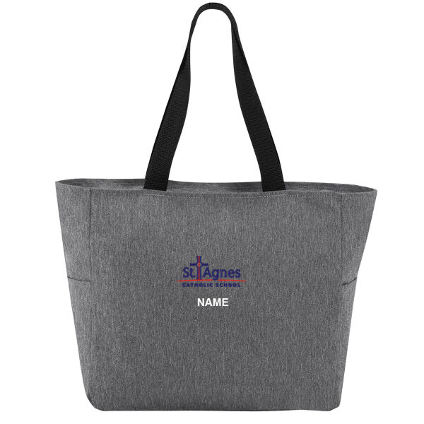 Port Authority® Essential Zip Tote - Embroidered Logo **Add Name For $5** Thumbnail