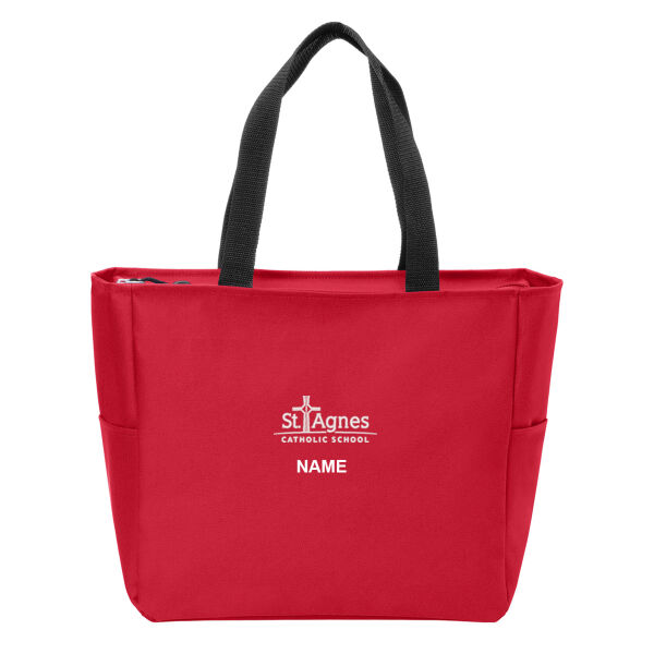 Port Authority® Essential Zip Tote - Embroidered Logo **Add Name For $5** Thumbnail