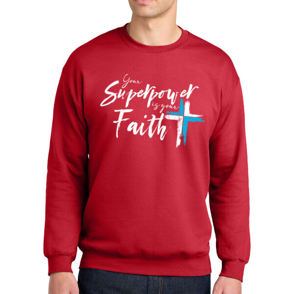 Gildan® Softstyle® Crewneck Sweatshirt - Printed Logo **Add Name For $5** Thumbnail