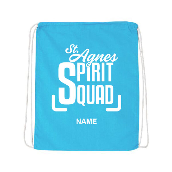 Q-Tees - Economical Cotton Drawstring Bag - Printed Logo **Add Name For $5** Thumbnail