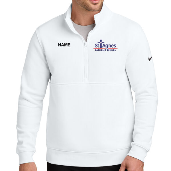 Nike Club Fleece Sleeve Swoosh 1/2-Zip - Embroidered Logo **Add Name For $5** Thumbnail
