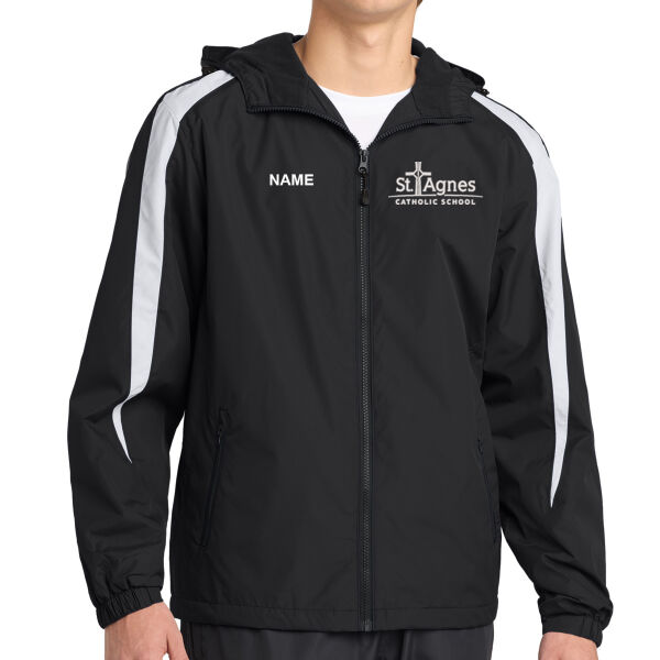 Sport-Tek® Fleece-Lined Colorblock Jacket - Embroidered Logo **Add Name for $5! ** Thumbnail
