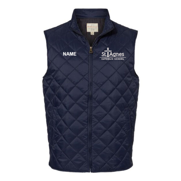 Weatherproof - Men's Vintage Diamond Quilted Vest - Embroidered Logo **Add Name For $5** Thumbnail