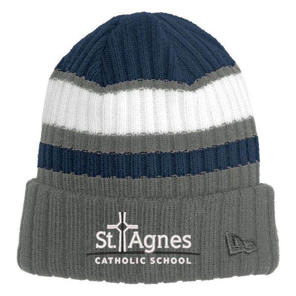 New Era® Ribbed Tailgate Beanie - Embroidered Logo **Add Name For $5** Thumbnail