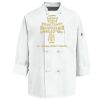 Eight Knot Button Chef Coat with Thermometer Pocket Thumbnail