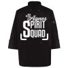 Ten Pearl Button Black Chef Coat Thumbnail