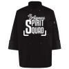 Ten Pearl Button Black Chef Coat Thumbnail