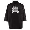 Black Knot Button Chef Coat Thumbnail